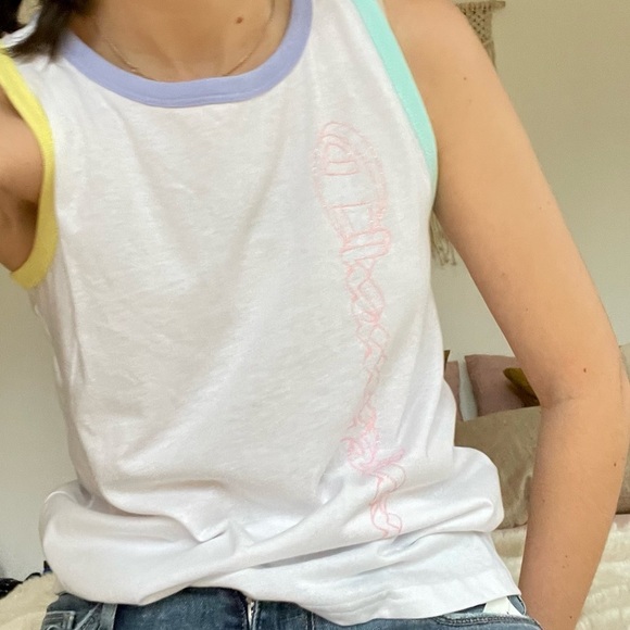 NWT  CHAMPION RACERBACK WHITE TANK - L - Picture 9 of 15